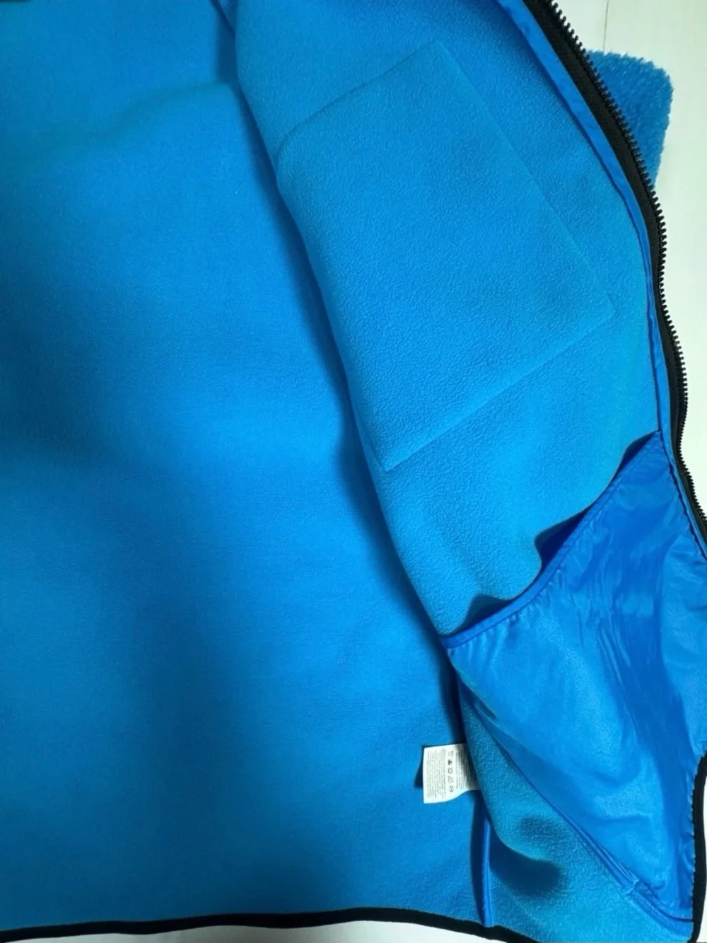 Jordan Blue Sherpa Full-Zip Jacket with Black Trim new